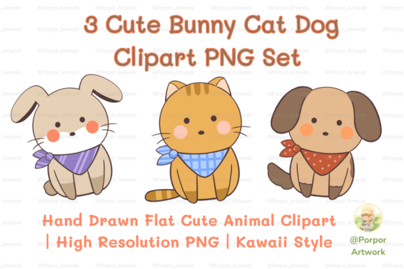 Download 3 Cute Animal PNG Clipart for Crafts - Cute animal png Collection
